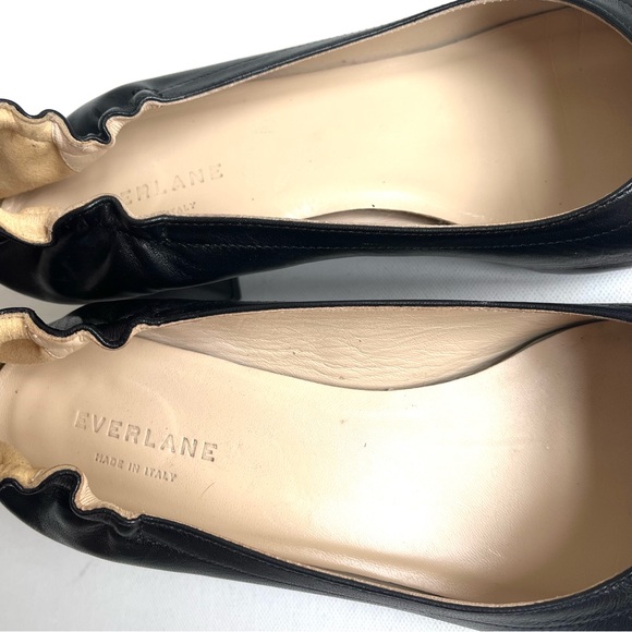 Everlane Black The Italian Leather Day Heel - FIT LIKE A 9.5 (shoe says 10) - Picture 6 of 8